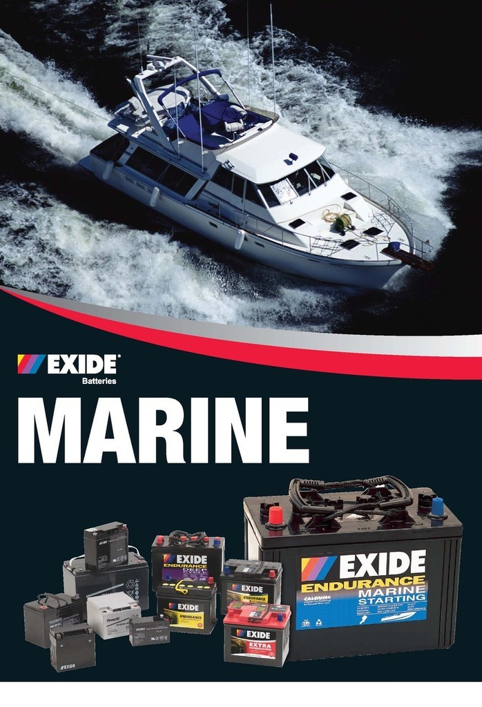 Exide online marine battery
